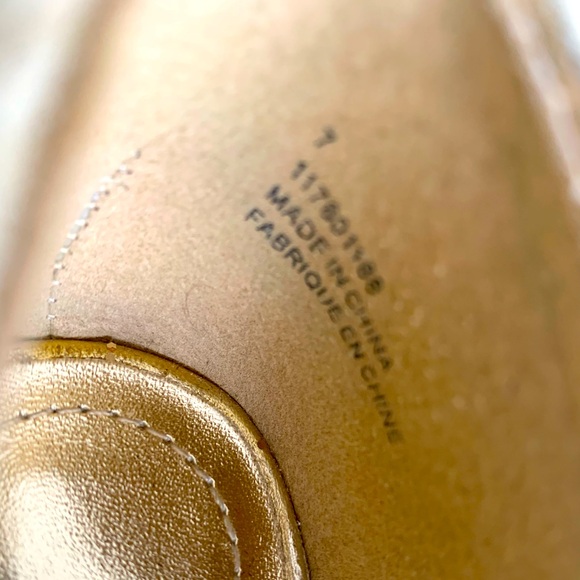 KandM Gold Stiletto Pumps Size 7 - Picture 5 of 6